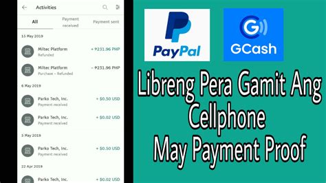 Kumita Ng Libreng Pera Sa PayPal O Gcash Gamit Ang .